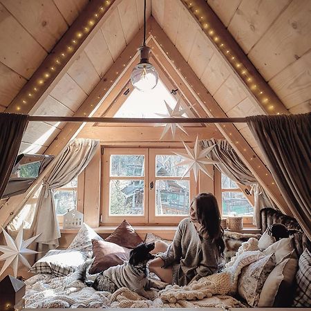 Gorska Osada Lovely Chalets Zakopane Poronin Bagian luar foto