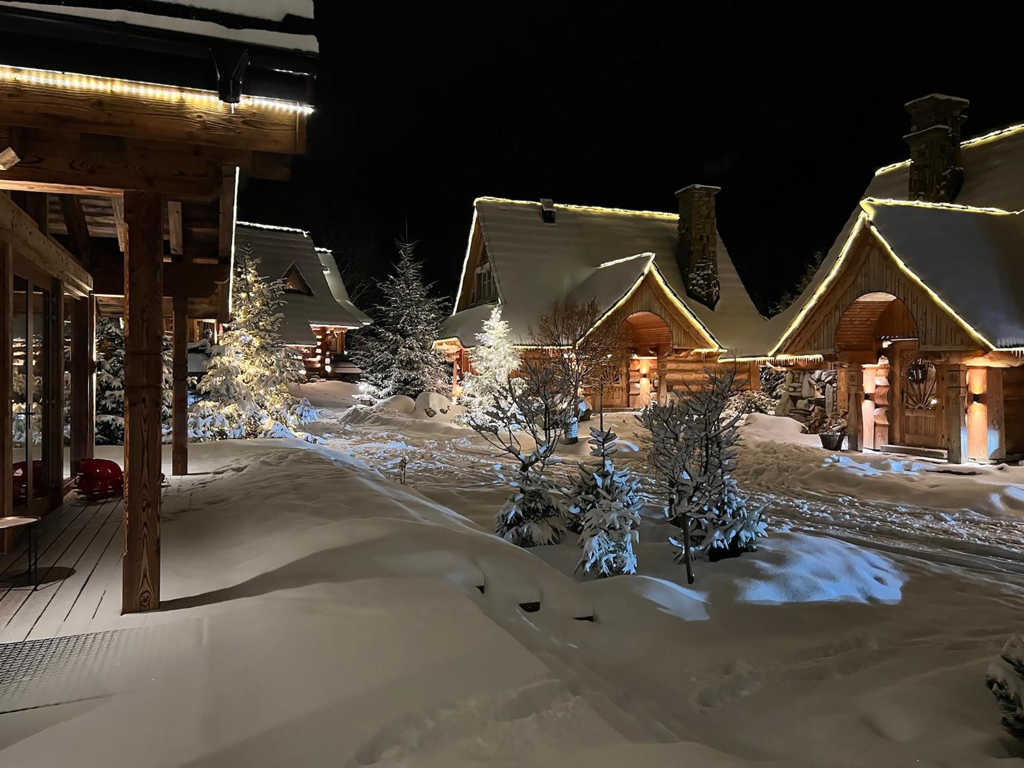 Gorska Osada Lovely Chalets Zakopane Poronin Bagian luar foto