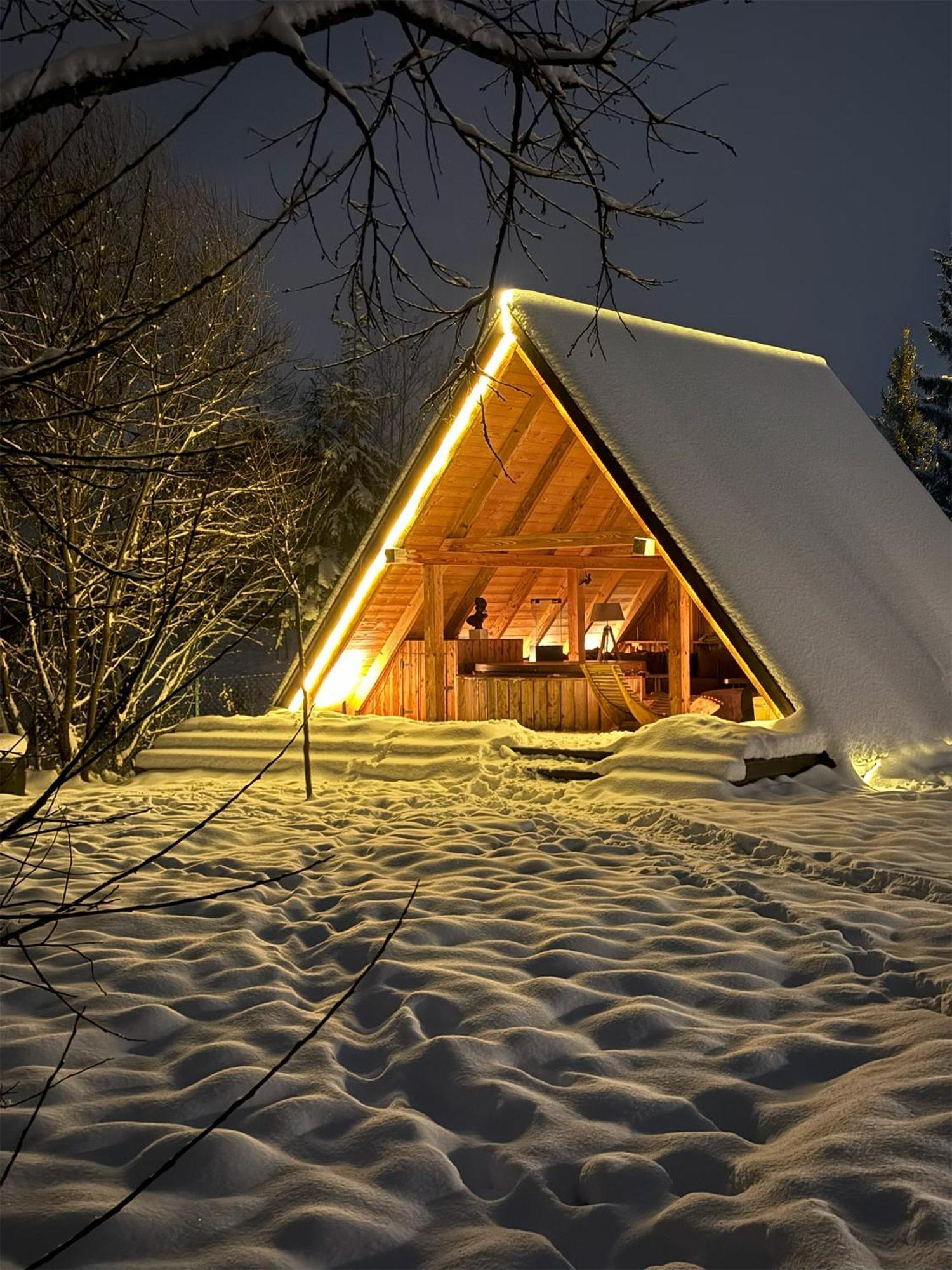 Gorska Osada Lovely Chalets Zakopane Poronin Bagian luar foto