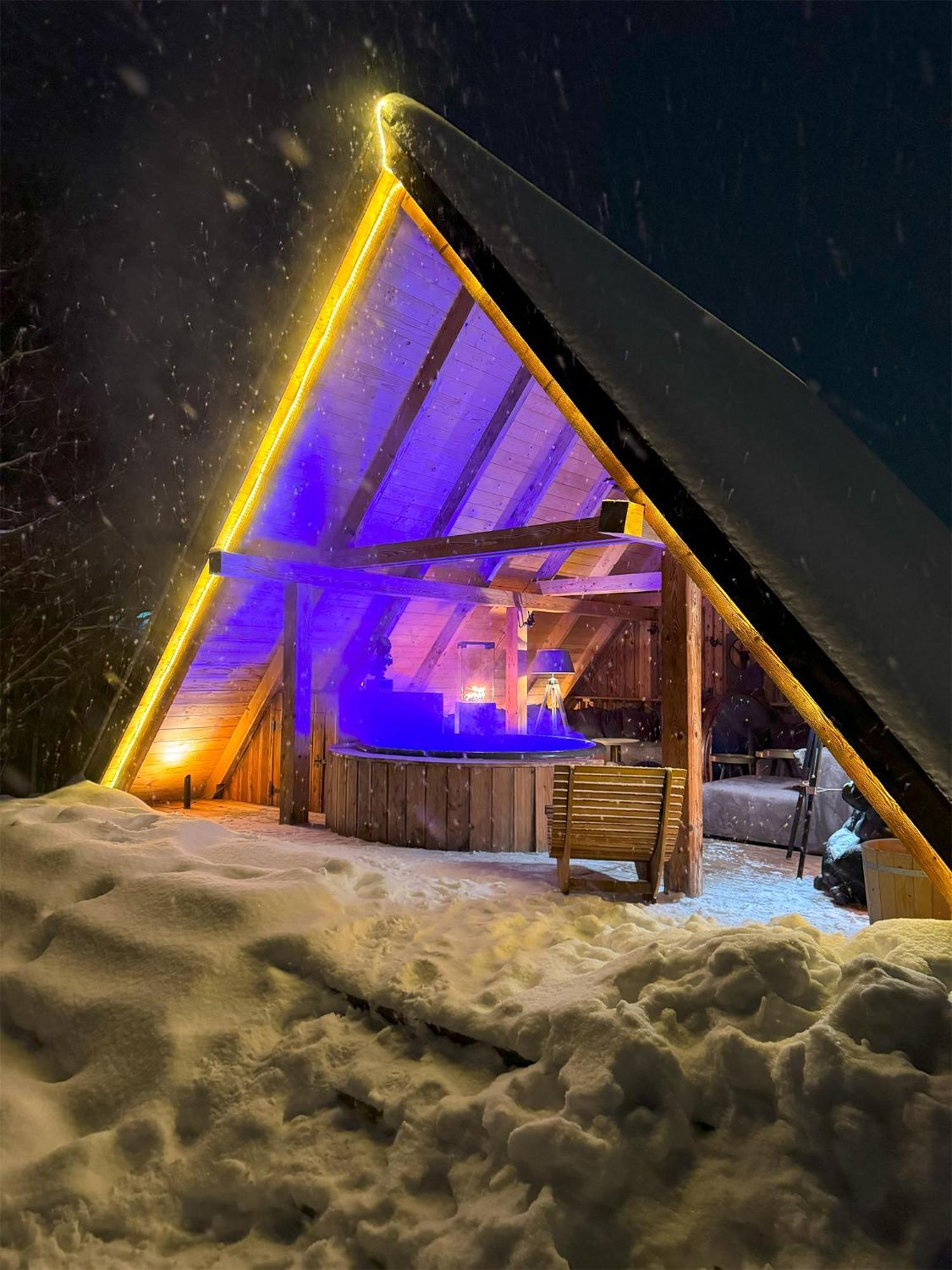 Gorska Osada Lovely Chalets Zakopane Poronin Bagian luar foto